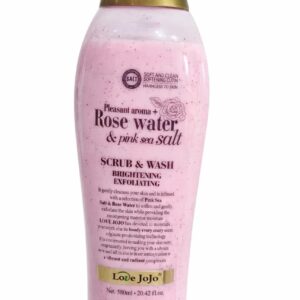Rose water body wash & scrub